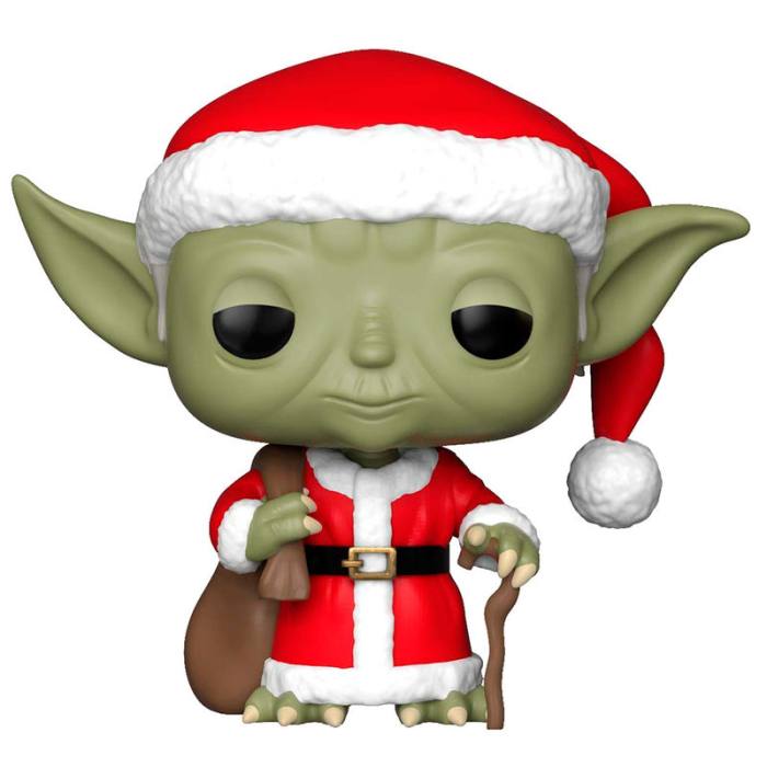 POP figure Star Wars Holiday Santa Yoda 54813