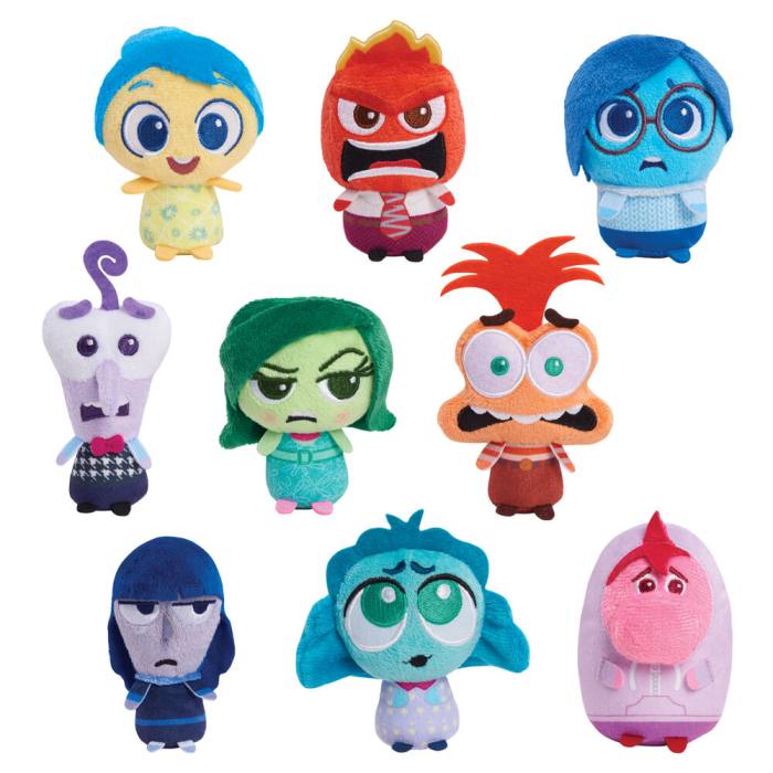Disney Pixar Inside Out 2 surprise assorted plush toy keychain 54063