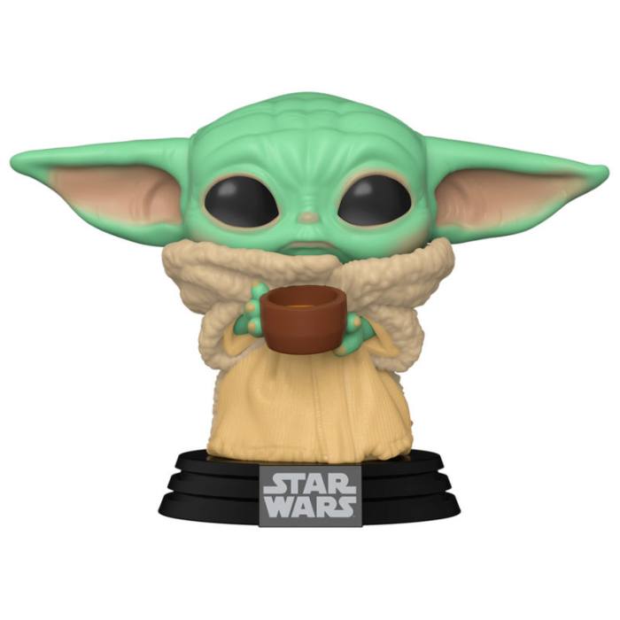 POP figure Star Wars Mandalorian The Child with Cup 55468