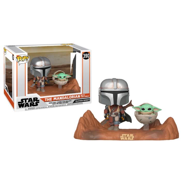 POP figure Star Wars Mandalorian - The Child and Mandalorian 55460