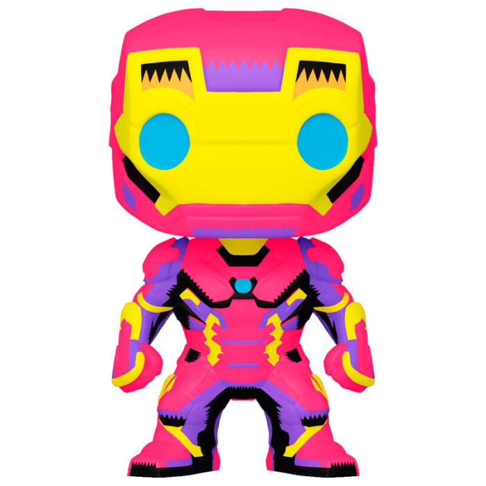 POP figure Marvel Iron Man Black Light Exclusive 55346