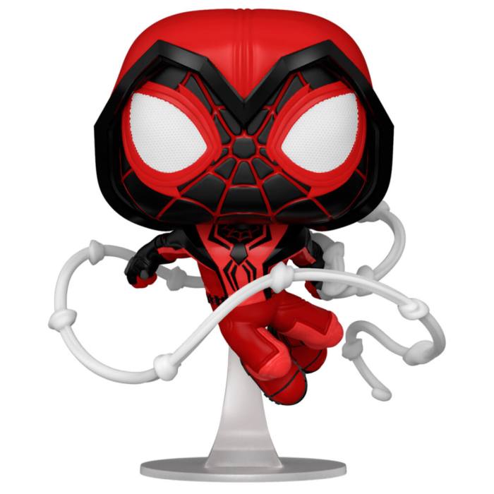 POP figure Marvel Spiderman Miles Morales Crimson Cowl Suit 55489