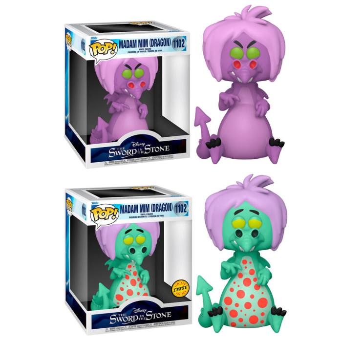 POP figure Disney The Sword in the Stone Mim as Dragon 15cm 10+2 Chase 55394