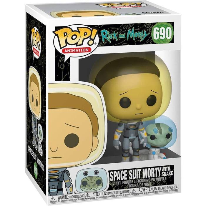 POP figure Rick & Morty Space Suit Morty with Snake 55094
