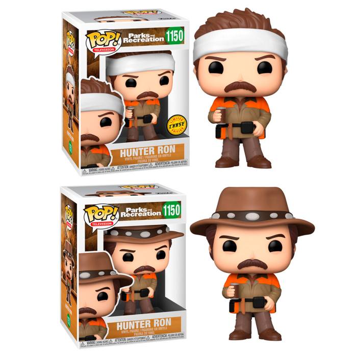 POP figure Parks and Rec Hunter Ron 5 + 1 Chase 56128