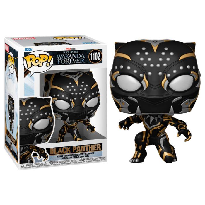 POP figure Marvel Black Panther Wakanda Forever Black Panther 58343