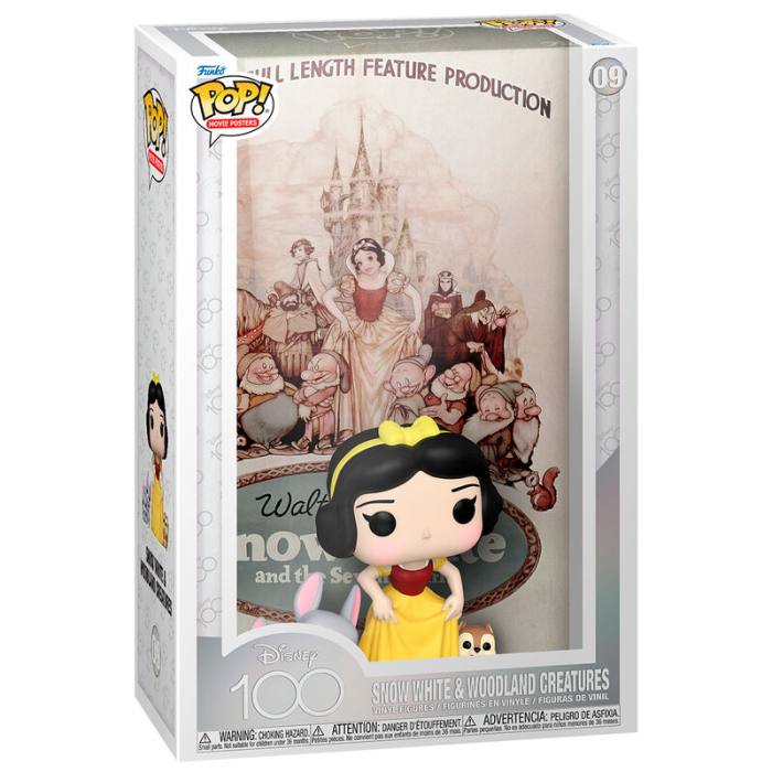POP figure Movie Poster Disney 100th Snow White & Woodland Creatures 58546