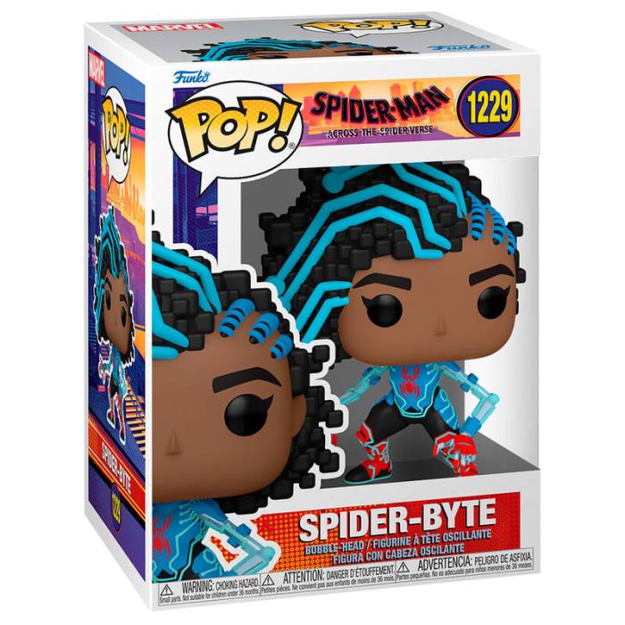 POP figure Marvel Spiderman Across the Spiderverse Spider-Byte 58189