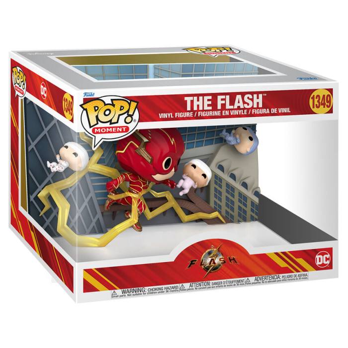 POP figure Moment DC Comics The Flash Baby Rescue 58268