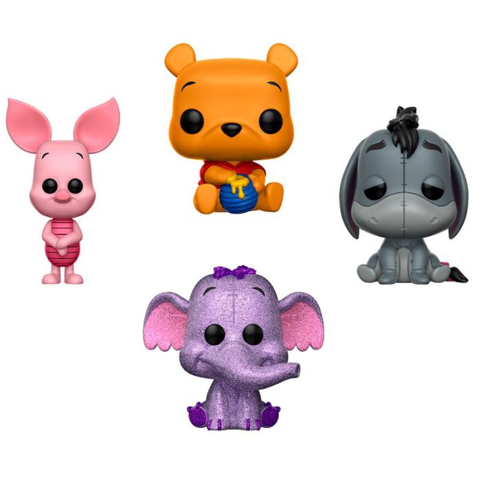 POP pack 4 figures Disney Winnie the Pooh Exclusive 58356