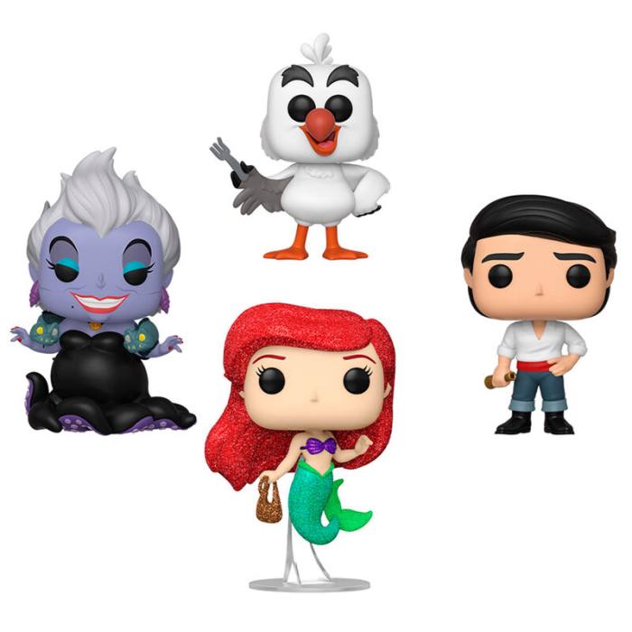 POP pack 4 figures Disney Little Mermaid Exclusive 58852