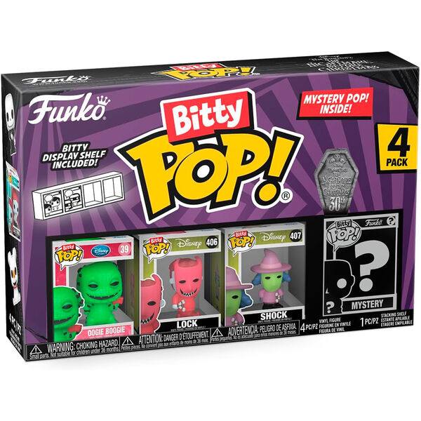 Blister 4 figures Bitty POP Disney Nightmare Before Christmas Oogie Boogie 59841