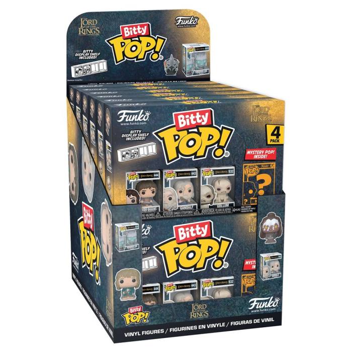 Assorted Blister 4 figures Bitty POP The Lord of the Rings 62385